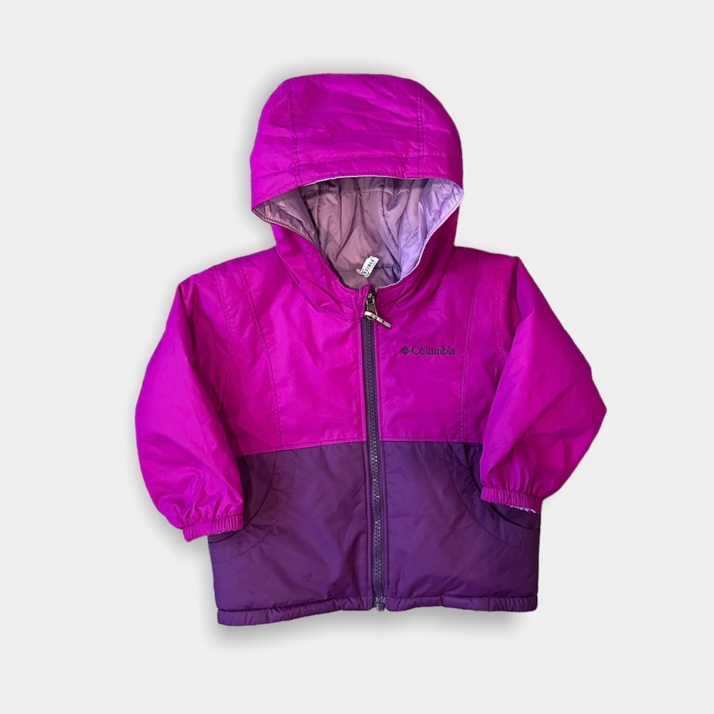 Columbia Girls Reversible Winter Coat 12-18 Months